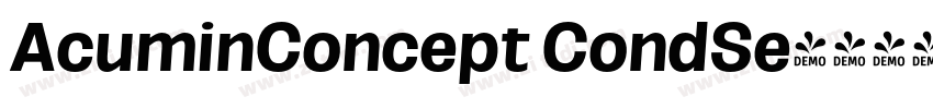 AcuminConcept CondSe字体转换